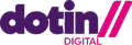 Logotipo Dotin Digital utilizado em rodapé de loja Nuvemshop desenvolvido pela Dotin.
